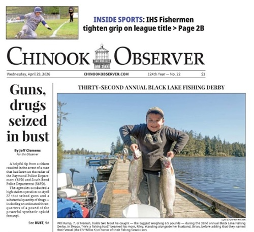 Chinook Observer newspaper subscription
