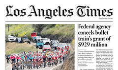 los angeles times and online